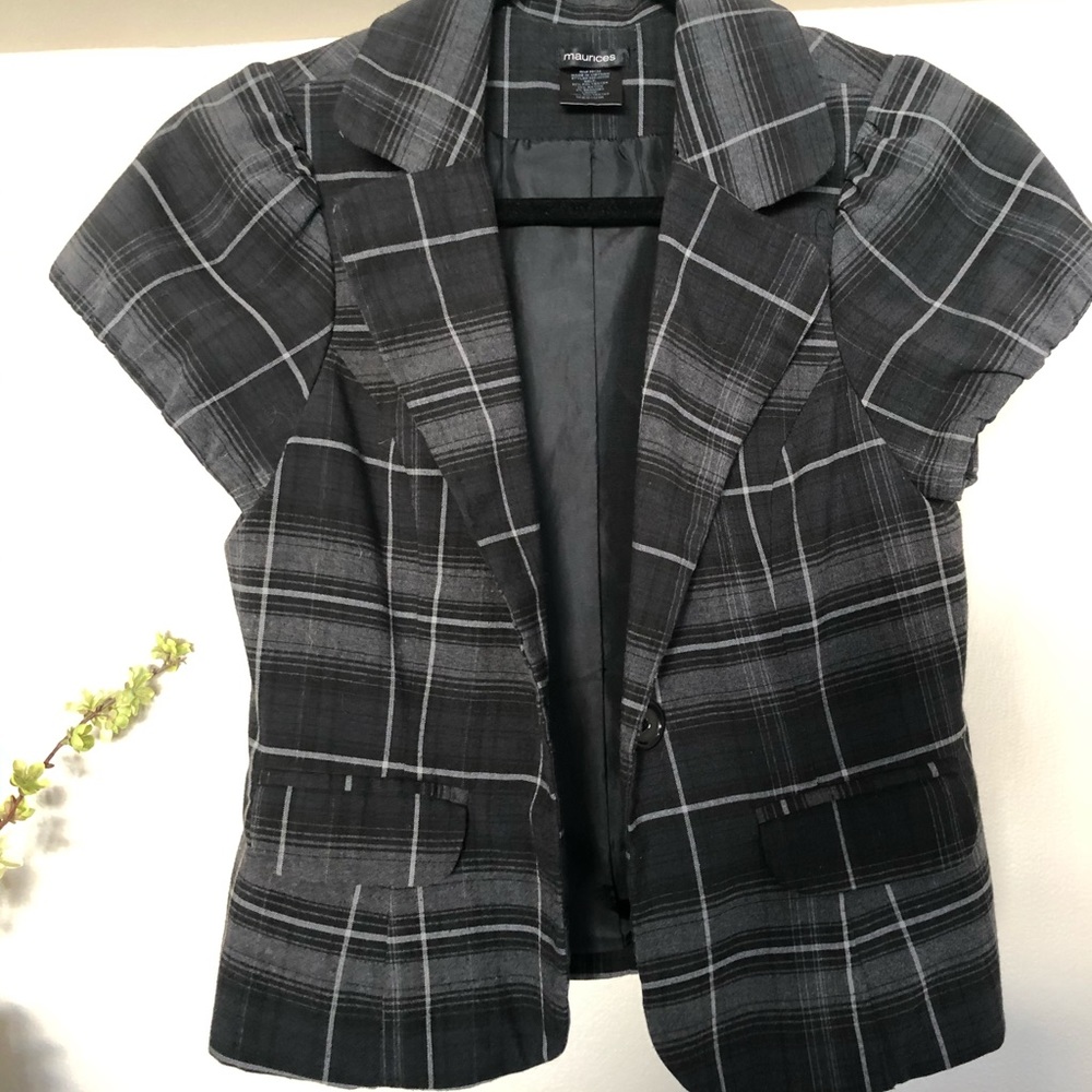 Black & grey blazer